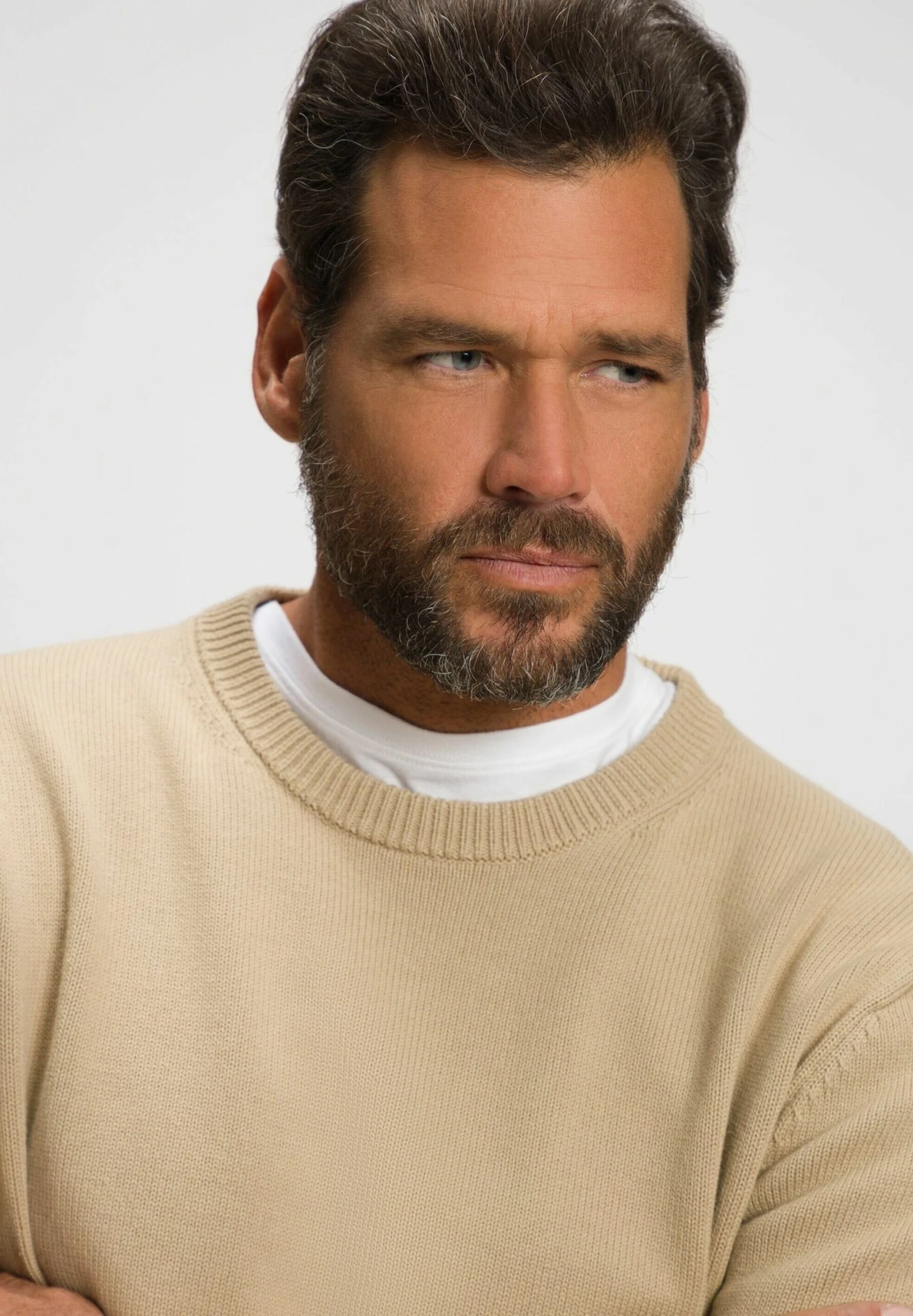 JP1880 Trui - Sand 2 JP1880 Trui - Sand - Afbeelding 2