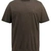 JP1880 Bauchfit Halbarm Bis - T-Shirt Basic - Braungrau