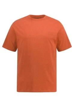 JP1880 Halbarm Melange - T-Shirt Basic - Dunkelorange -JP1880 Winkel 078221d41057402384d383e8c99cb7c5