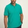 JP1880 Short Sleeve Vintage Look Collar - Poloshirt - Turquoise Green
