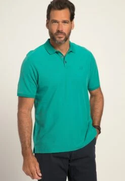 JP1880 Short Sleeve Vintage Look Collar - Poloshirt - Turquoise Green