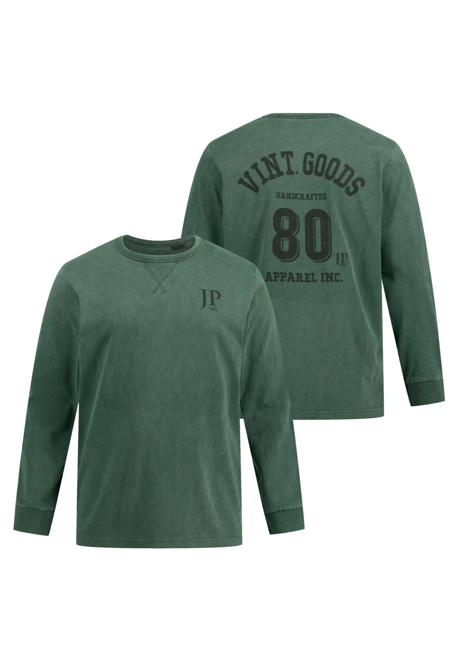 JP1880 Longsleeve - Trübes Grün 5 JP1880 Longsleeve - Trübes Grün - Afbeelding 5