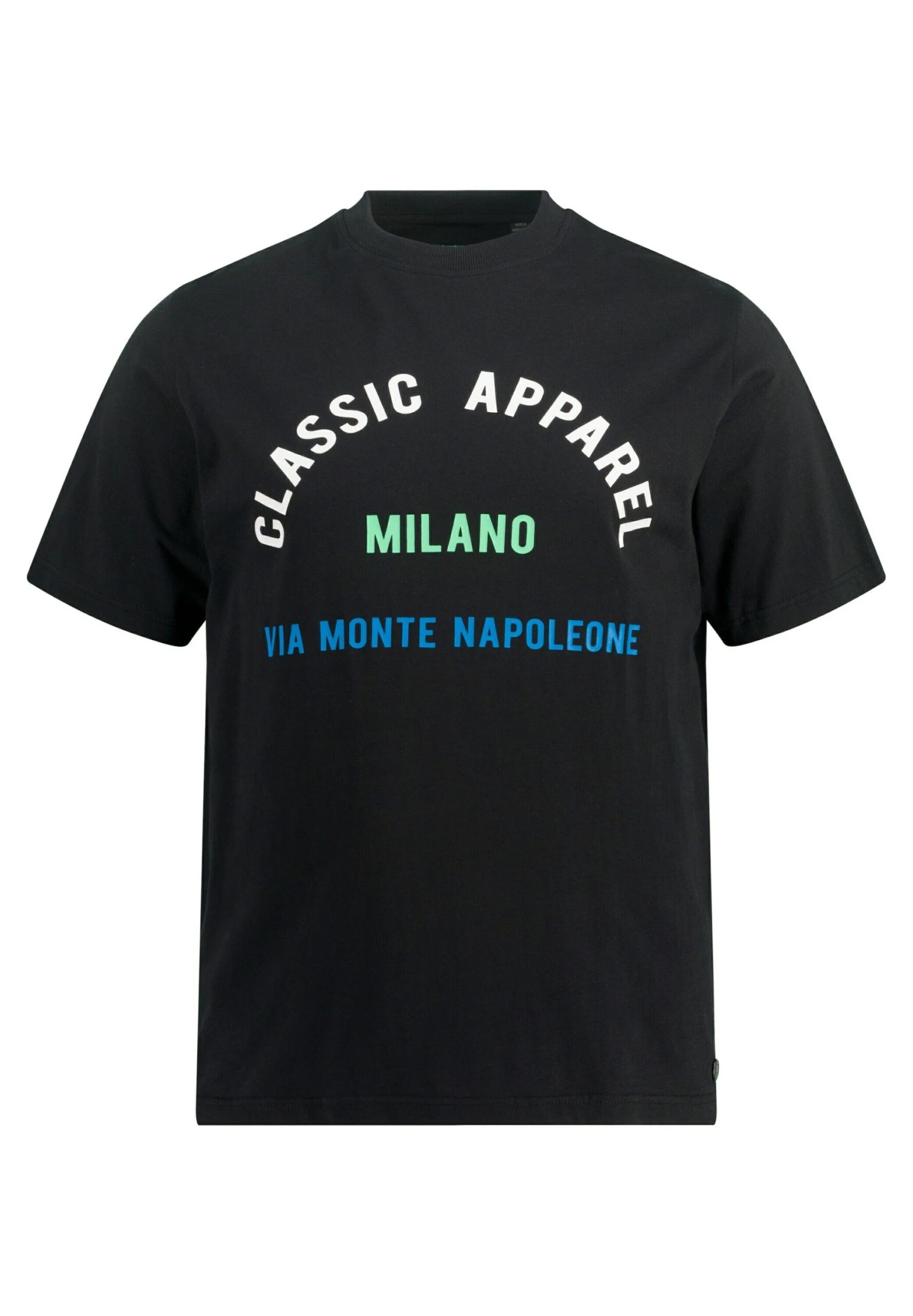 JP1880 Milano Print Tee - T-Shirt Print - Black 3 JP1880 Milano Print Tee - T-Shirt Print - Black - Afbeelding 3