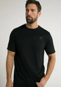 JP1880 Work Hard Tiger - T-Shirt Basic - Schwarz