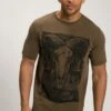 JP1880 T-Shirt Print - Mocca Brown -JP1880 Winkel 114dea07a3a34caf818d0ea584a85fc8