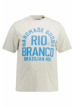 JP1880 Halbarm Rio Branco - T-Shirt Print - Grau Melange -JP1880 Winkel 115508b4a8fa4969b643df296c777e4e