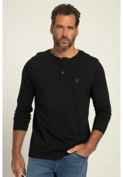 JP1880 Henley- Longsleeve - Black -JP1880 Winkel 12cb66ca2bd04bf39298ad57a4ee97e1