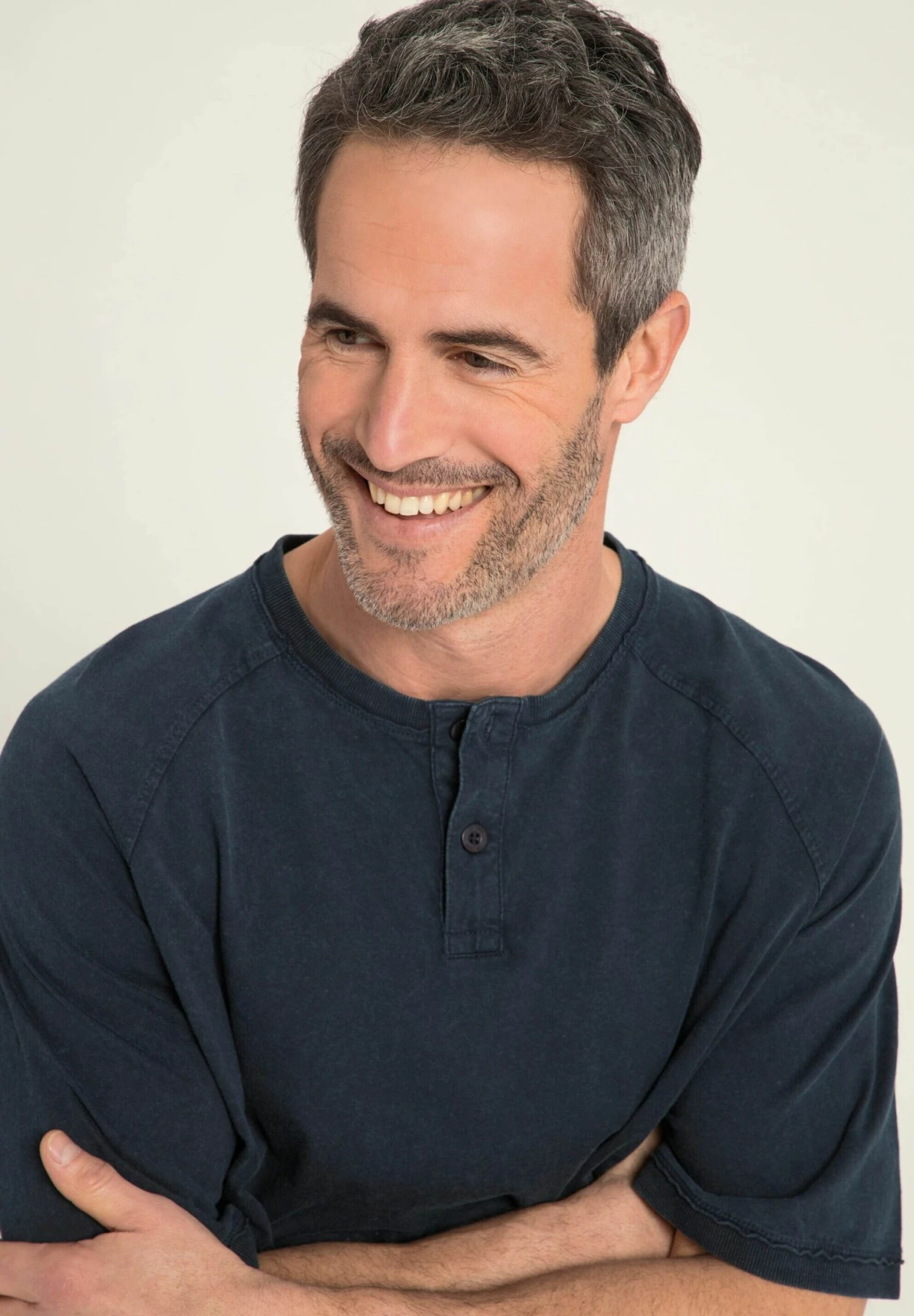 JP1880 T-Shirt Basic - Bleu Nuit Mat 2 JP1880 T-Shirt Basic - Bleu Nuit Mat - Afbeelding 2