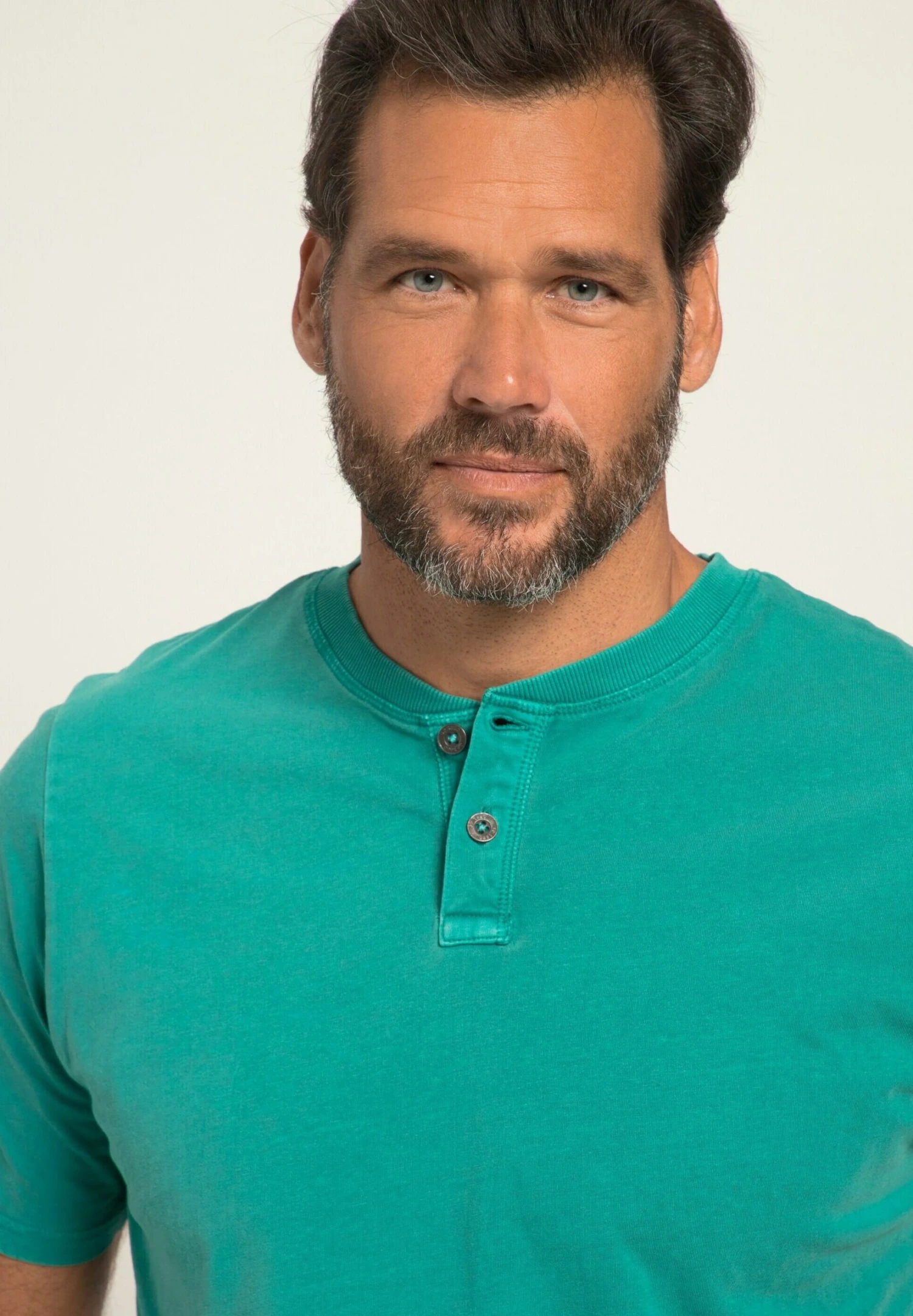 JP1880 T-Shirt Basic - Vert Turquoise 2 JP1880 T-Shirt Basic - Vert Turquoise - Afbeelding 2