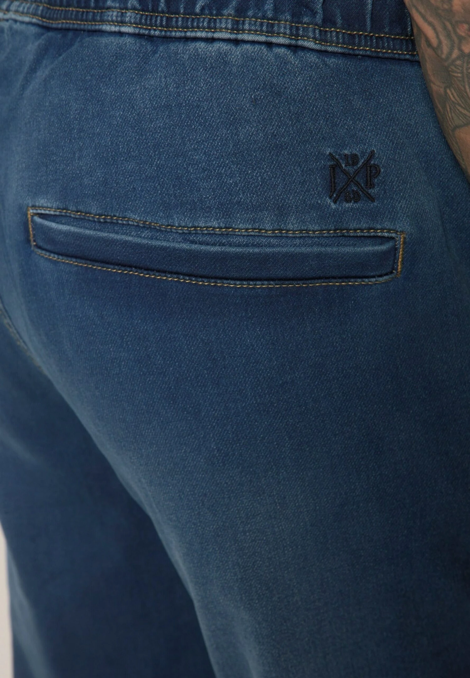 JP1880 Flexnamic Waistband - Straight Leg Jeans - Medium Stone 3 JP1880 Flexnamic Waistband - Straight Leg Jeans - Medium Stone - Afbeelding 3