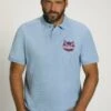 JP1880 Badge Rücken Print Halbarm - Poloshirt - Hellblau 6 JP1880 Badge Rücken Print Halbarm - Poloshirt - Hellblau -JP1880 Winkel 194eda9ec51d4133808509d8f5c65ed9