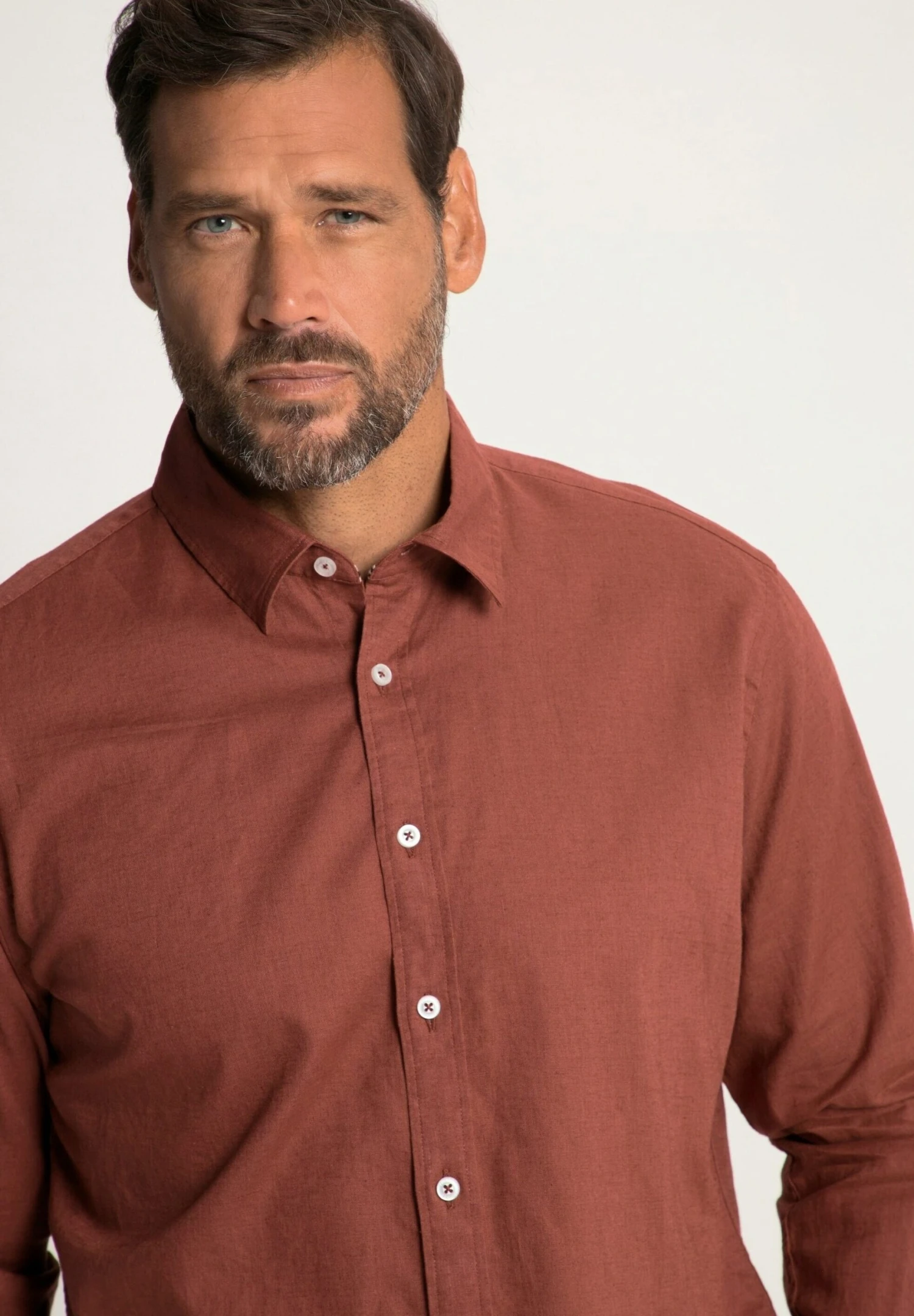 JP1880 Overhemd - Rouge Marsala 2 JP1880 Overhemd - Rouge Marsala - Afbeelding 2