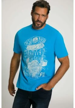 JP1880 T-Shirt Print - Helles Azurblau