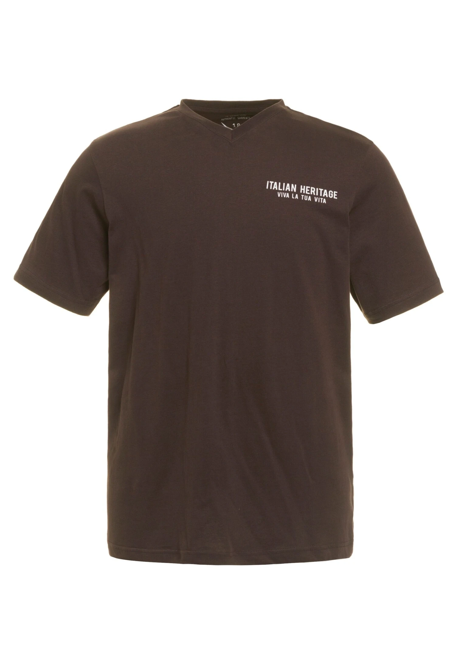 JP1880 T-Shirt Print - Marron Foncé 1 JP1880 T-Shirt Print - Marron Foncé