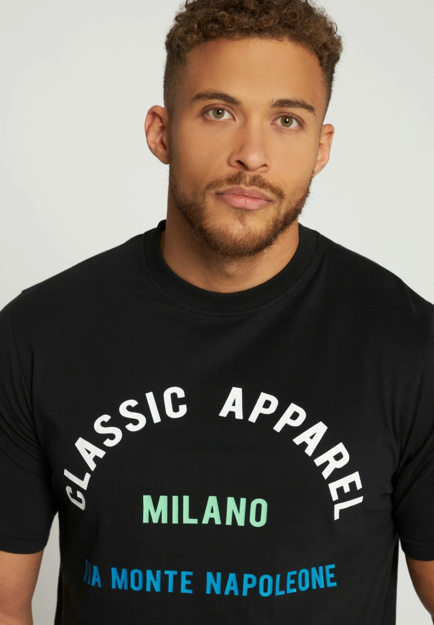 JP1880 Milano Print Tee - T-Shirt Print - Black 2 JP1880 Milano Print Tee - T-Shirt Print - Black - Afbeelding 2