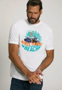 JP1880 T-Shirt Print - WeißNavy