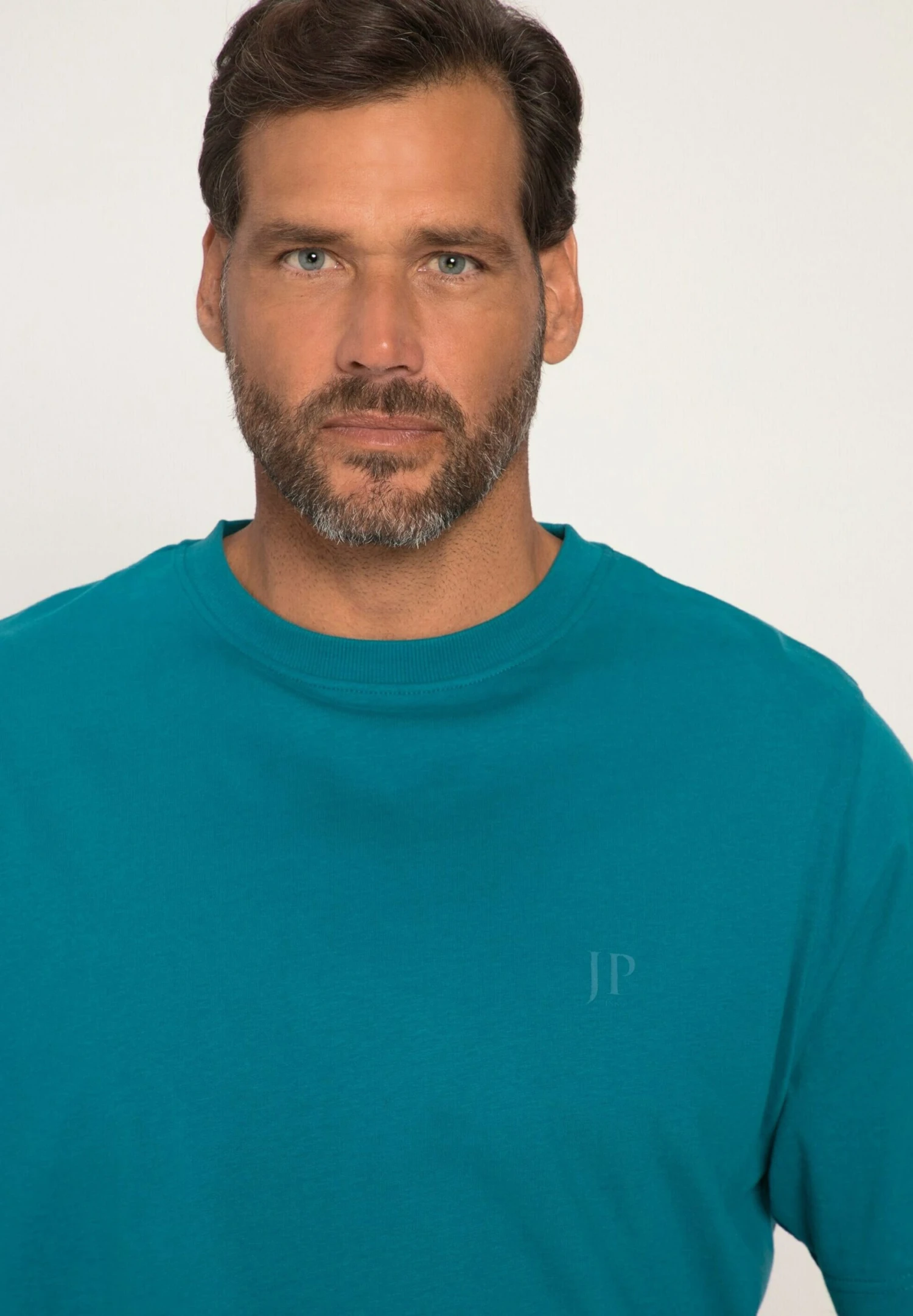 JP1880 Buik Speciale Snit T M 8Xl Korte Mouwen - T-Shirt Basic - Ocean Blue 2 JP1880 Buik Speciale Snit T M 8Xl Korte Mouwen - T-Shirt Basic - Ocean Blue - Afbeelding 2