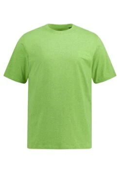 JP1880 Halbarm Melange - T-Shirt Basic - Olive -JP1880 Winkel 37625708a1594c41b8c3ae58c5c6cabd
