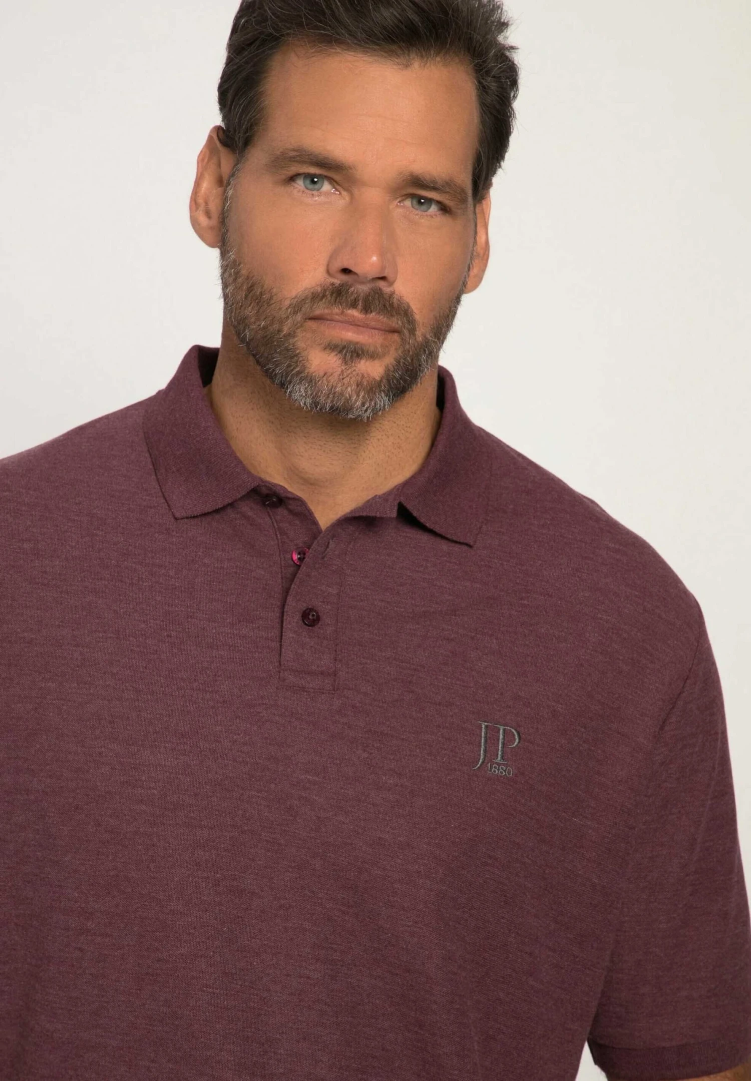 JP1880 Poloshirt - Aubergine 2 JP1880 Poloshirt - Aubergine - Afbeelding 2