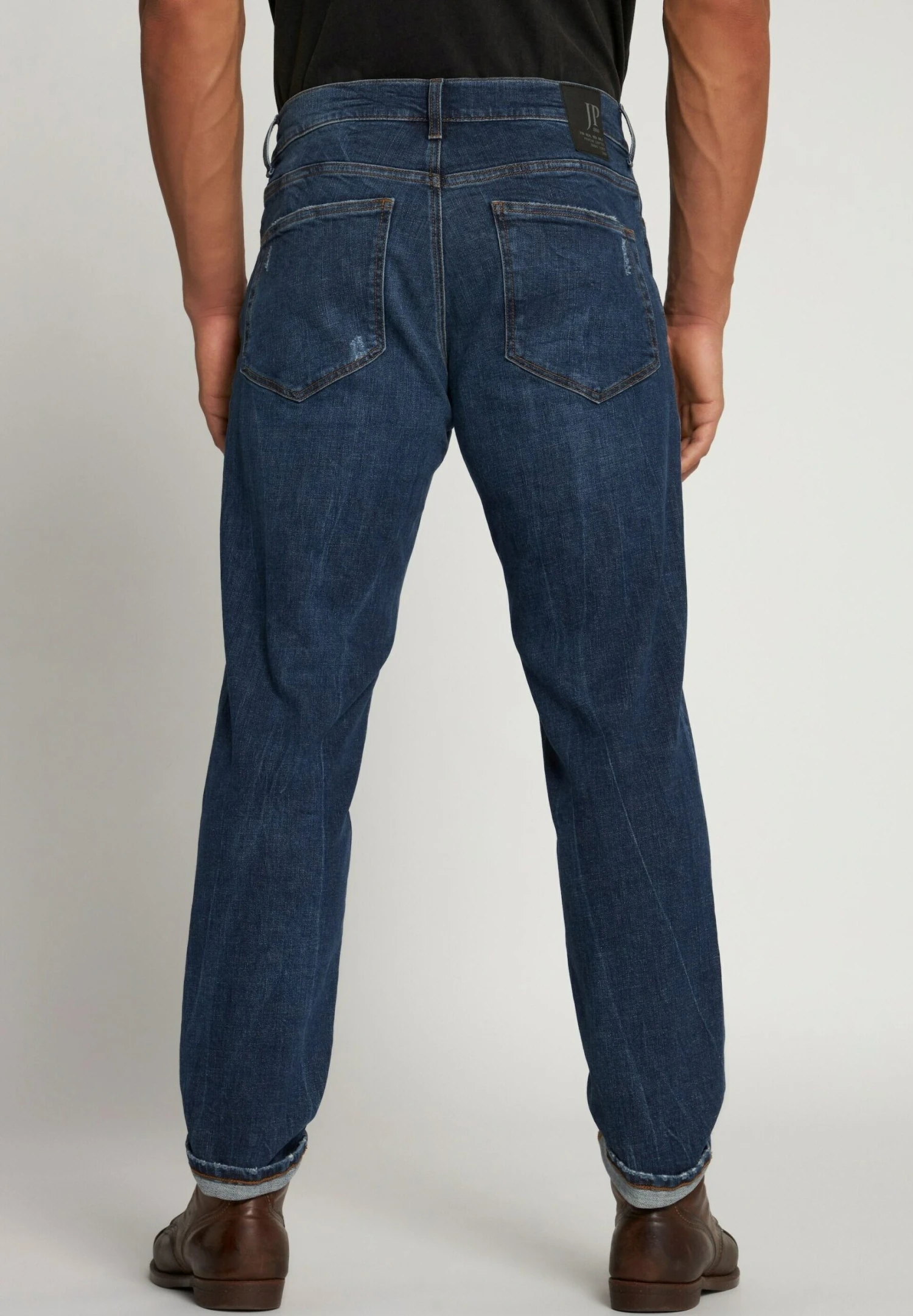 JP1880 Straight Leg Jeans - Dark Blue Denim 2 JP1880 Straight Leg Jeans - Dark Blue Denim - Afbeelding 2