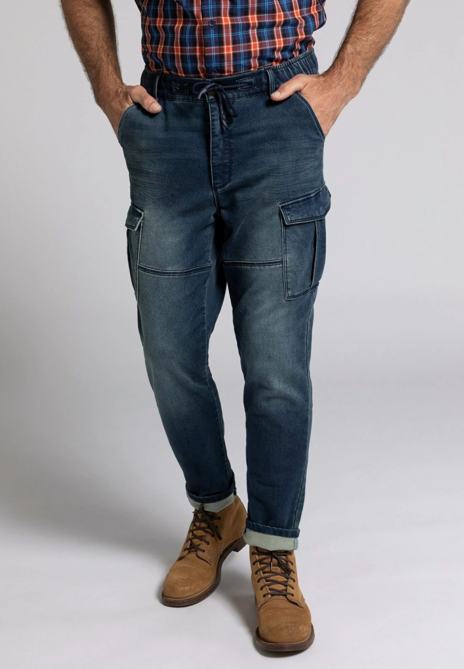 JP1880 Jeans Tapered Fit - Darkblue Denim 1 JP1880 Jeans Tapered Fit - Darkblue Denim