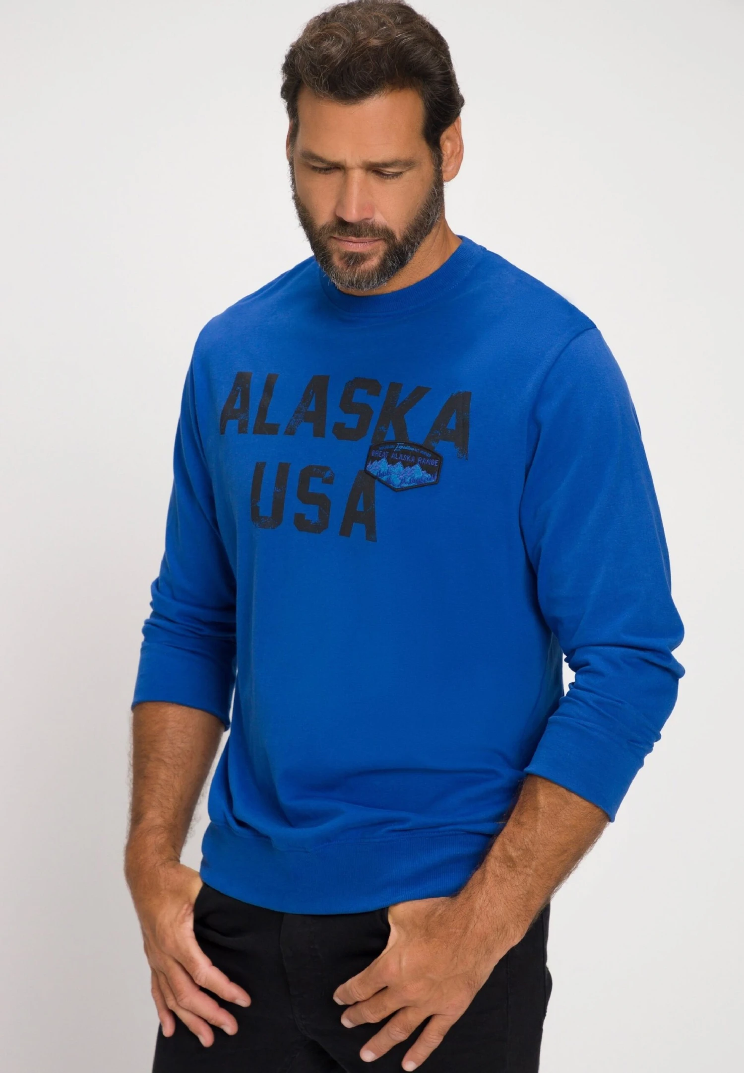 JP1880 Longsleeve - Bleu Cobalt 3 JP1880 Longsleeve - Bleu Cobalt - Afbeelding 3