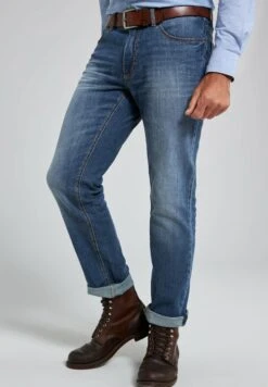 JP1880 Straight Leg Jeans - Mattes Jeansblau -JP1880 Winkel 448a45963f384220b69693a891f10d8f