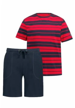 JP1880 À Rayures - Pyjama - Rouge Poivron -JP1880 Winkel 44c0984d6596465db92280a93e08aec0