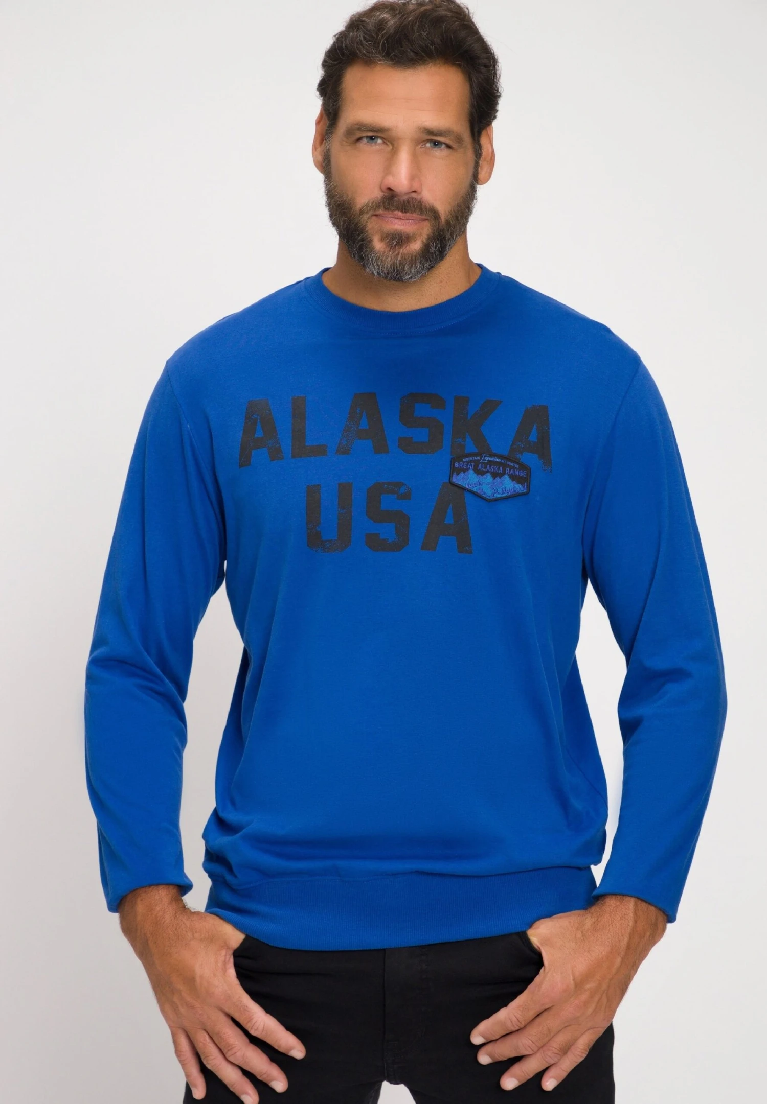 JP1880 Longsleeve - Bleu Cobalt 1 JP1880 Longsleeve - Bleu Cobalt