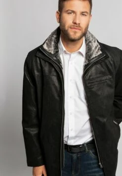 JP1880 Halflange Jas - Schwarz -JP1880 Winkel 4b69691ab48a4a85b3e6e58b4ed037af