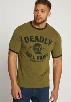 JP1880 T-Shirt Print - Vert Palmier