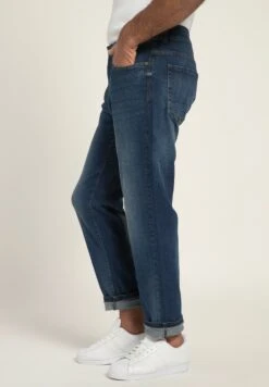 JP1880 Powerstrech 5-Pocket Regular Fit - Straight Leg Jeans - Dark Blue Denim -JP1880 Winkel 4f5806c2f64249eea3f75c841f6be31c