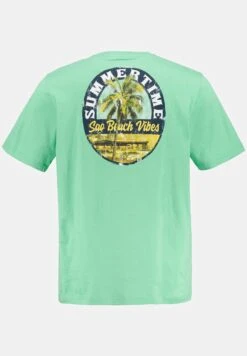 JP1880 T-Shirt Print - GraumelangeHellgrün -JP1880 Winkel 52f18973f9a24582848294e840da750c