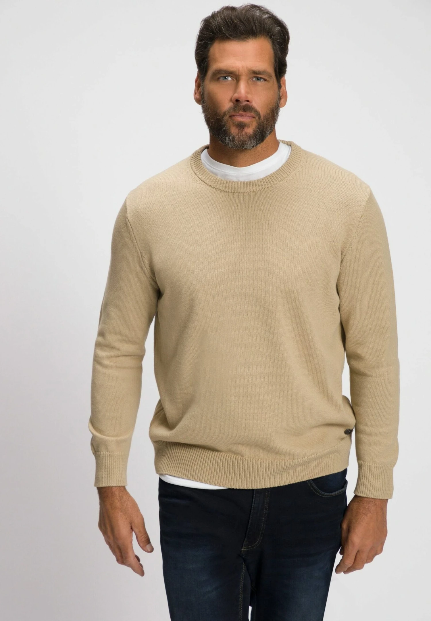 JP1880 Trui - Sand 1 JP1880 Trui - Sand