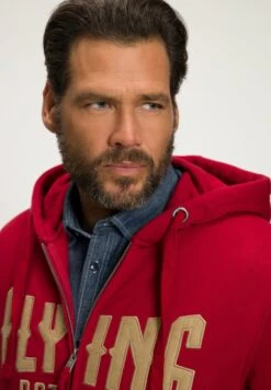 JP1880 Sweater Met Rits - Donkerrood -JP1880 Winkel 5849957603ff41f195e08a4111b10412