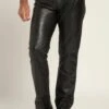 JP1880 Leren Broek - Schwarz