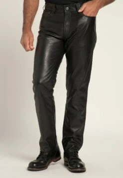 JP1880 Leren Broek - Schwarz