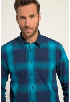 JP1880 Karo Langarm Kentkragen Modern Fit - Overhemd - Dunkelpetrol -JP1880 Winkel 5a319cd8993844d8a8df0765f3828073