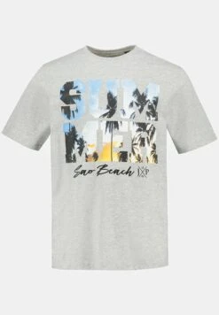 JP1880 T-Shirt Print - GraumelangeHellgrün -JP1880 Winkel 5bcda698c8d64f77a0162a5f074d682b