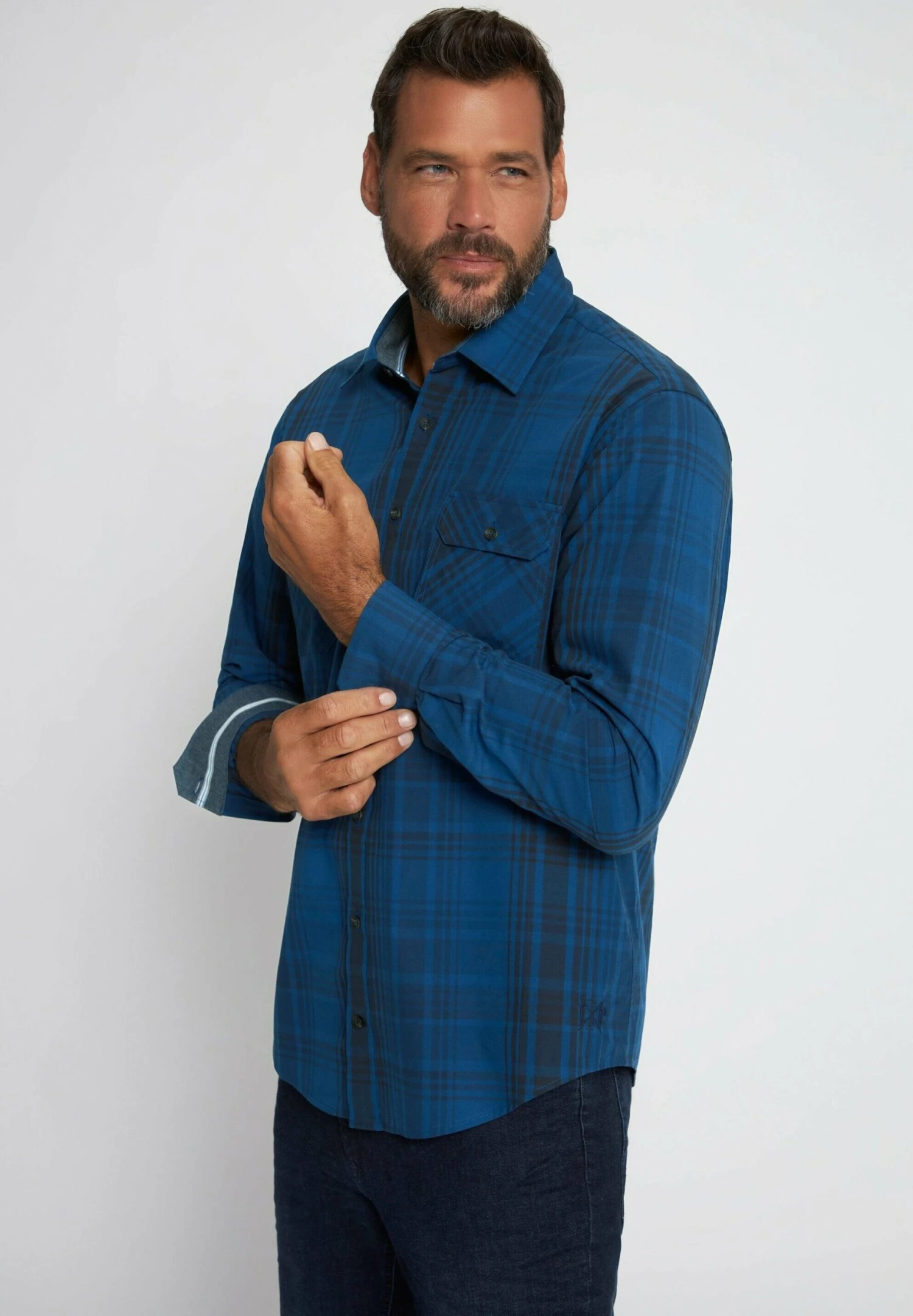 JP1880 Overhemd - Blau Lila 3 JP1880 Overhemd - Blau Lila - Afbeelding 3