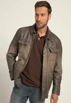 JP1880 Veel Zakken - Leren Jas - Bruin Tint -JP1880 Winkel 60c3d169c36c4eda9e9f2273cb057d13