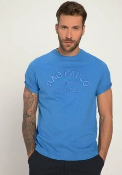 JP1880 T-Shirt Print - Bleu D’Été