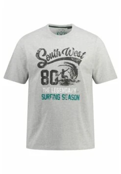 JP1880 Halbarm South West - T-Shirt Print - Gray Melange -JP1880 Winkel 6495422818f44da1983ceb6a48a1c1f1