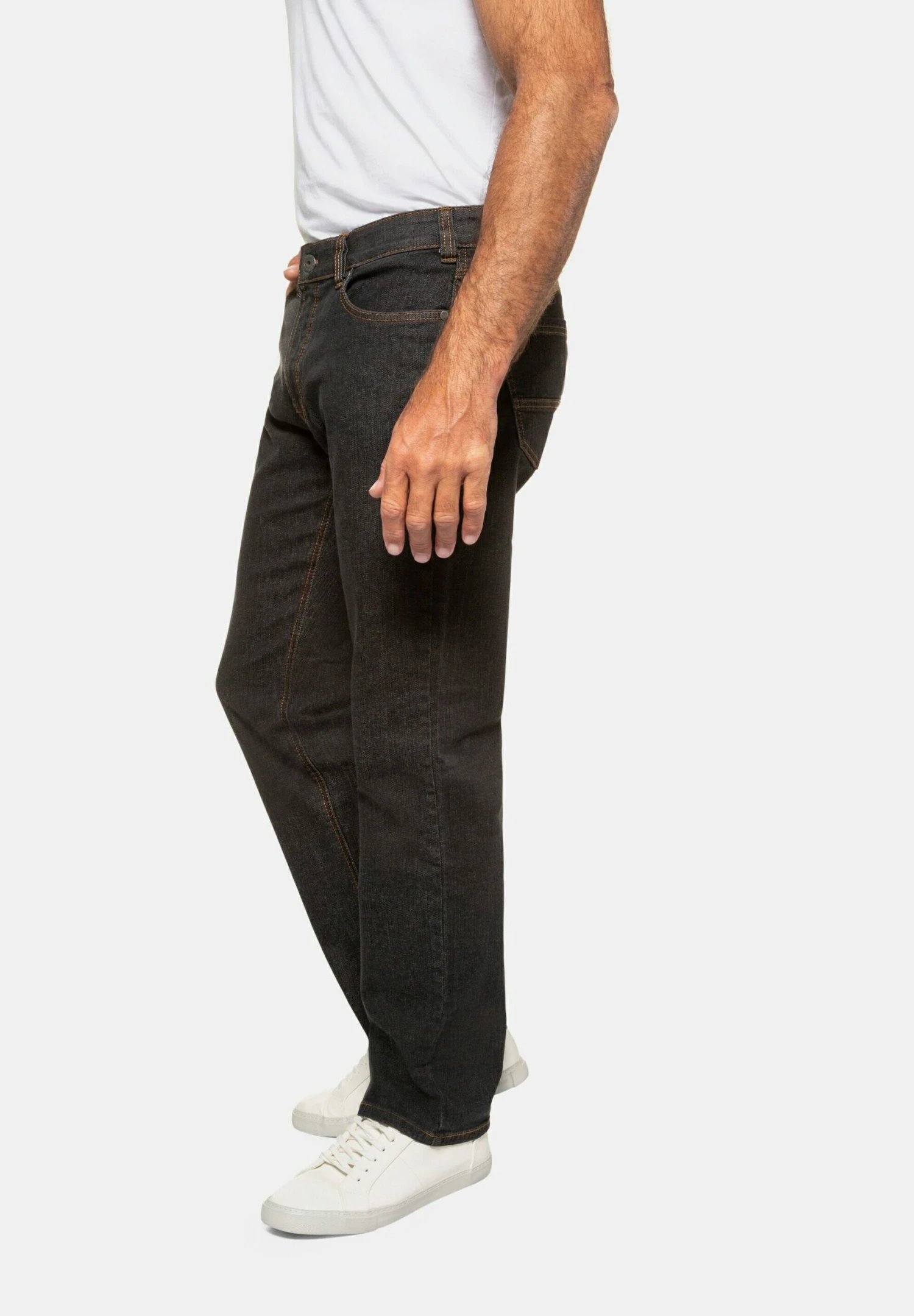 JP1880 Straight Leg Jeans - Black 3 JP1880 Straight Leg Jeans - Black - Afbeelding 3