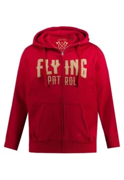 JP1880 Sweater Met Rits - Donkerrood -JP1880 Winkel 6af1d9e95e724448bd86c150cd2d6898