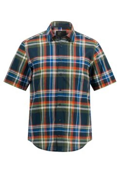 JP1880 Karo Halbarm Kentkragen Modern Fit - Overhemd - Navy Blau -JP1880 Winkel 6db90e6ed38c48e98c47ec2f3653ef3b