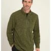 JP1880 Fleece Trui - Vert Foncé