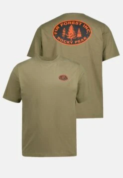 JP1880 T-Shirt Print - Mosgroen -JP1880 Winkel 727f9cbd90d441f4ad11cad9a9e8c173