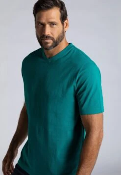 JP1880 Grosse Grössen Bis - T-Shirt Basic - Petrol
