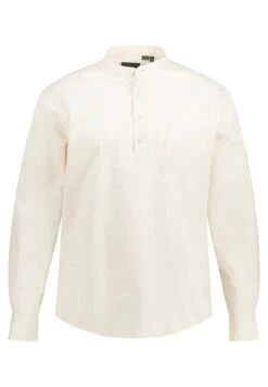 JP1880 Henley, Langarm, Modern Fit, Brusttasche, Rundhals - Overhemd - Beige -JP1880 Winkel 74c0d1eba6194c29a3b8b48f85da1d0f